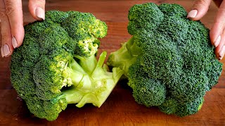 Dont cook broccoli until youve seen this recipe Very tasty and quick ASMR recipe [upl. by Llohcin]