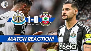 Match Reaction 10 Man Newcastle Beat Southampton [upl. by Delastre]