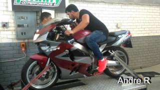 Kawasaki Ninja ZX9R on the dyno [upl. by Bremer]