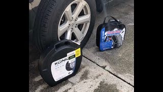 Konig XG 12 Pro versus Peerless AutoTrac Snow Chains [upl. by Janith]