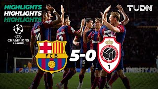 Barcelona 50 Antwerp  HIGHLIGHTS  UEFA Champions League 202324  TUDN [upl. by Nauj]