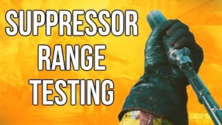 WW2 In Depth Suppressor Range Testing Call of Duty WWII [upl. by Centonze95]