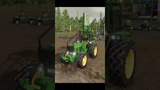 John Deere 4440 front loader fail user error lets be honest  Farming Simulator 22 fs22 shorts [upl. by Solis]