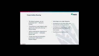 Technical Safety Planning webinar [upl. by Salahcin179]