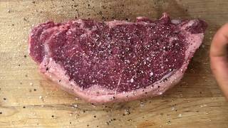 How To Cook The BEST New York Strip Steak  Step By Step  Cooking Is Easy [upl. by Amadas]