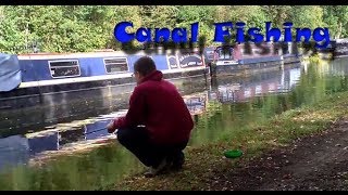 Float fishing on Grand Union Canal fishing for perch and roach [upl. by Dickens]