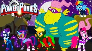 My Little Pony Mane 6 Transforms into Power Ponies  MLP Coloring Videos For Kids [upl. by Nert563]