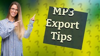 What are the best MP3 export settings for Audacity [upl. by Ablasor]