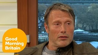 Mads Mikkelsen on quotAnother Roundquot amp the alternate ending for quotThe Huntquot  Tea with BAFTA [upl. by Ecyle]