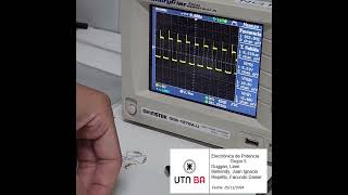 Variación frecuencia de reloj  Grupo 5  Electrónica de Potencia  UTN FRBA [upl. by Ahseinod]