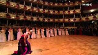 ELINA GARANCA  Live 55th Vienna Opera Ball 2011 [upl. by Nosauq]