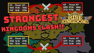 RISE OF KINGDOMS  KVK STRONGEST KINGDOMS CLASH [upl. by Annerol]