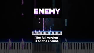 ENEMY PIANO TUTORIAL  Arcane Season 1 Opening  Imagine Dragons amp JID [upl. by Queenie487]