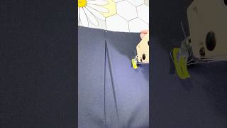 Tip sew How to sew pleats on a skirt shorts [upl. by Nerb]