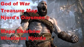 God of War Treasure Map Njords Oarsmen Mapa Skarbów Wioślarze Njorda [upl. by Jenda425]