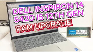 Dell Inspiron 14 5420 i5 12th gen ram upgrade  review  unboxing [upl. by Trilbi]