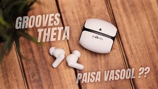 Grooves Theta TWS Gaming Earbuds Unboxing amp Review  Best Gaming Earbuds Under 1500 [upl. by Aerdnat]