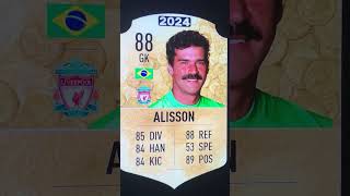 Alisson Becker fifa future icon cardat the end fifa football footballshorts [upl. by Nylia805]