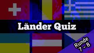 Länderquiz  Flaggen Hauptstädte und Länder erraten  Teste dein Wissen in diesem Quiz Runde 78 [upl. by Hseyaj452]