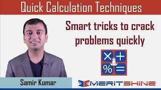 Quick Calculation Techniques  Application in quantitative aptitude exams [upl. by Mariam]