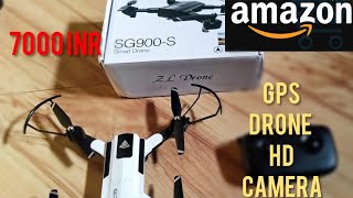 Best HD Camera Drone  SG900 S GPS drone  First in India  Amazon 7000 INR  No customs problem [upl. by Leonie]