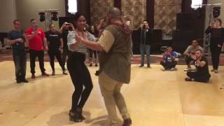 Alex AnD Desiree Bachata Demo 2017 NYSBF [upl. by Gillan]