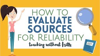 How to Evaluate Sources for Reliability  Writing for Kids [upl. by Mcnamara933]