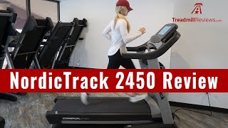 NordicTrack Commercial 2450 Treadmill Review  2021 Model [upl. by Eilitan]