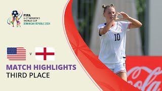 HIGHLIGHTS USA v England  FIFA U17 Women’s World Cup 2024 [upl. by Herby772]