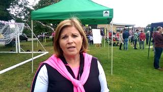 Cllr Julie Redfern at Chesterfords Outdoor Gym opening [upl. by Naitirb513]