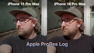 iPhone 15 Pro vs iPhone 16 Pro Apple Log  Should Filmmakers Upgrade [upl. by Eilrak]