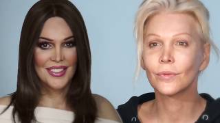 Iris MittenaereMiss France 2016Miss Univers 2016 Drag Makeup Transformation Ludivine Valandro [upl. by Ansaev667]