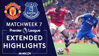 Manchester United v Everton  PREMIER LEAGUE HIGHLIGHTS  1022021  NBC Sports [upl. by Tomchay]