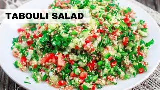 Tabouli Salad Recipe Tabbouleh  Easy Mediterranean Salad [upl. by Adair]