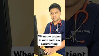 Non cooperative at all 🤣🤣 doctors patient funny relatable [upl. by Aleksandr806]