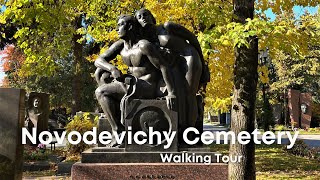 Novodevichy Cemetery Whos Who of Russia Walking tour [upl. by Yelda]