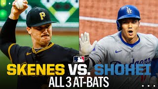 EVERY PITCH EVERY ATBAT Paul Skenes Shohei Ohtani [upl. by Ardeth]