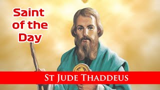 St Jude Thaddeus  Saint of the Day with Fr Lindsay  28 October 2024 [upl. by Nilats]