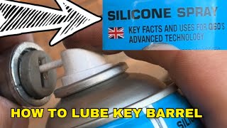 How to Lubricate Car Key barrel lock [upl. by Haimerej]