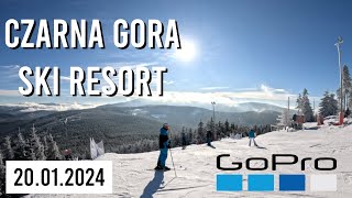 Czarna góra SKI RESORT  20012024  GoPro HERO 12 4K60 [upl. by Atinehc]