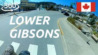 360° Virtual Walk in Lower Gibsons on the Sunshine Coast BC Canada [upl. by Arataj395]