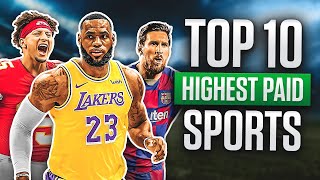 Top 10 Highest Paying Sports In The World [upl. by Orferd513]