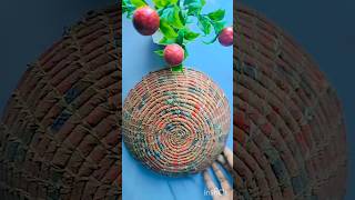 OLD BANGLES CRAFT IDEAS  DIY bangle basket making at home easy craft diy love art shorts yt [upl. by Gabel213]