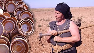 Olegaria la MAESTRA ALFARERA Recogida de tierra y cocción de piezas en horno de leña  Documental [upl. by Brandais215]