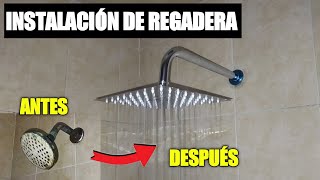 INSTALACIÓN Y CAMBIO DE TUBO DE REGADERA PARA BAÑO [upl. by Clarisse747]