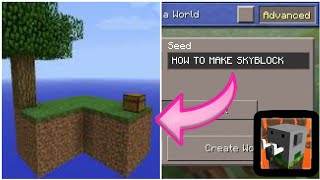 How To Make SkyBlock In Craftsman Building Craft [upl. by Cadel565]