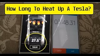 How long does it take to Preheat a Tesla Range Mode OFF [upl. by Winola798]