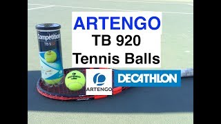 ARTENGO TB 920 Tennis Ball Review Decathlon [upl. by Hennie]