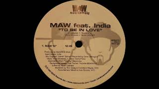 Masters At Work ft India  To Be In Love Original Mix MAW Records 1997 [upl. by Euqinotna903]