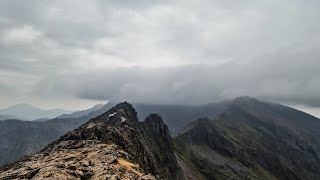 How to traverse CRIB GOCH A first hand view of the most DANGEROUS route up MOUNT SNOWDON [upl. by Elleiad]